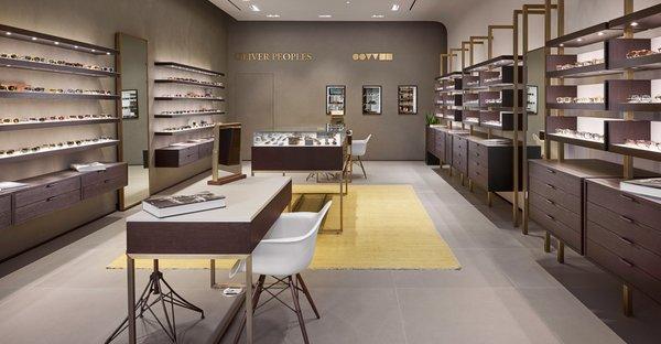 Oliver Peoples Houston Interior