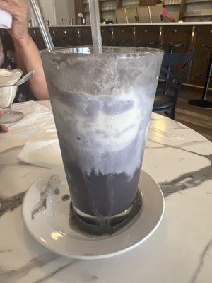 The Purple Cow!  was really good ! Vanilla ice cream as grape soda