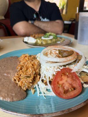 Mama Special - 4 flautas rice and beans