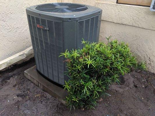 New Trane XR16 condenser