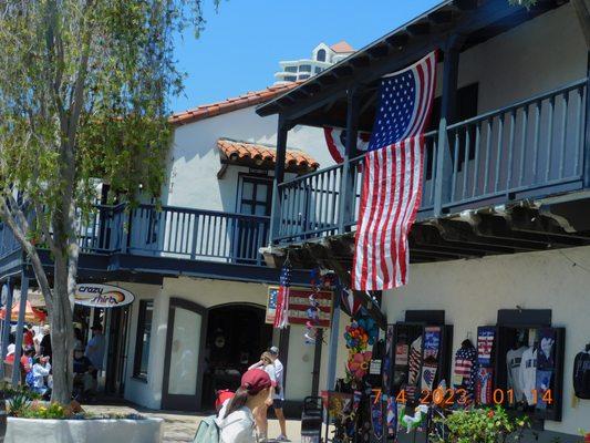 The flag that was still standing and the symbol of freedom in the United States of America .