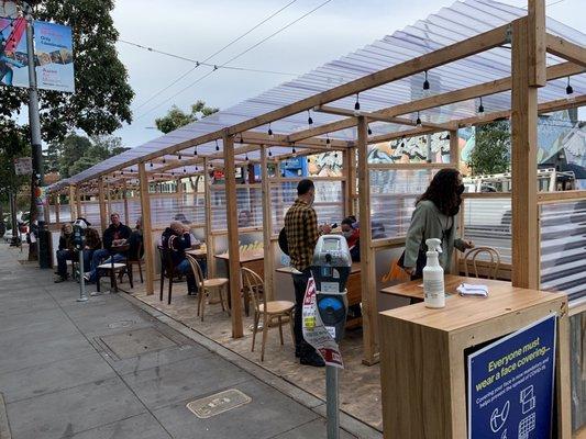 Out door seating