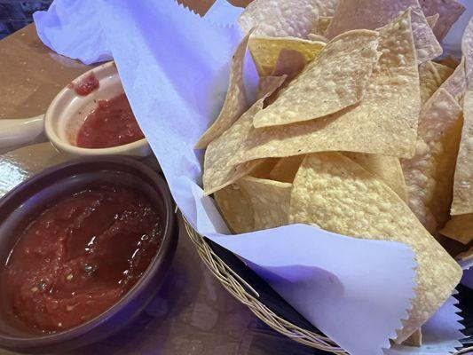 Chips and salsa.