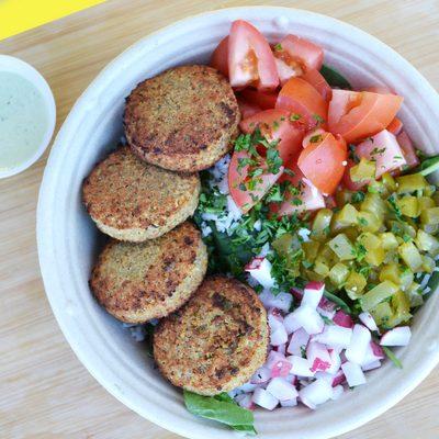 Baked Falafel bowl