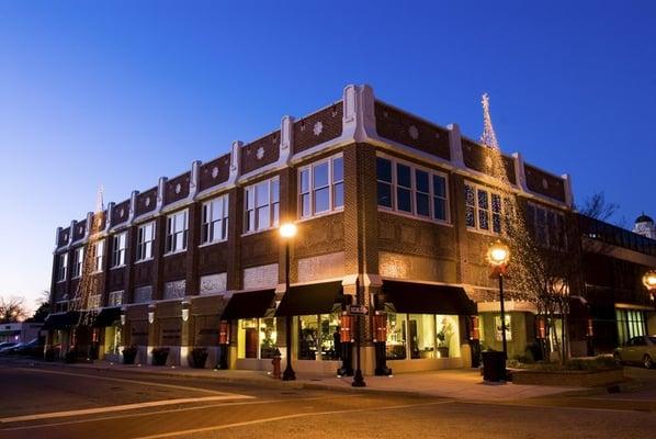 Located in the Historic Blount Harvey Building.