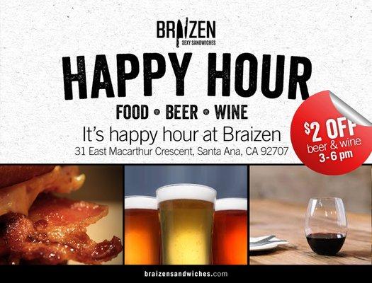 check out the Happy Hour food