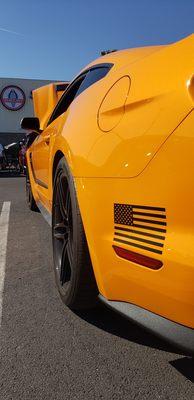 Clean and at Shelby for Cars and Coffee