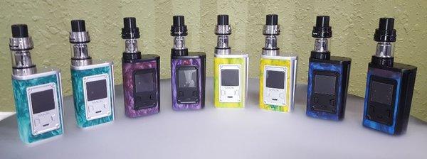 Now in SMOK's new Resin Majesty Mod kit's, all these Mod's are unique with different resin patterns. The kit comes with newer X-Baby Tank.