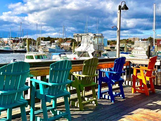 Dockside seating