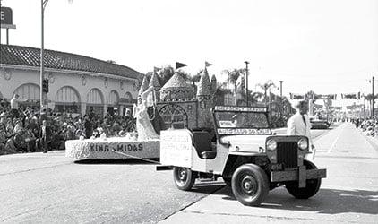 Come and see where the Tournament of Roses Parade turns north on Sierra Madre Blvd. in front of Fedde Furniture.