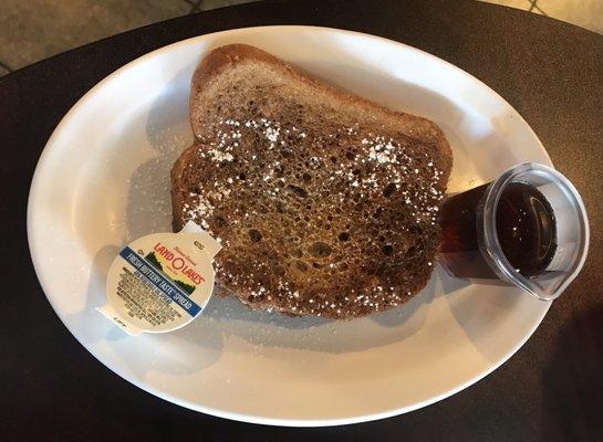 French Toast Deep Fried with syrup.