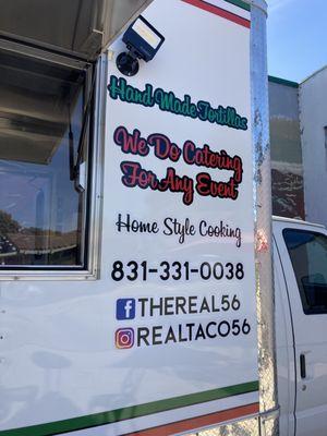 Real Taco Truck, Catering