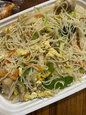 Vegetable meifun/pancit was good