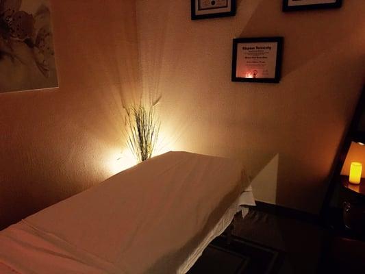 Massage room! Sooo relaxing!