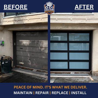 An outdated garage door can pose potential safety risks and have a negative impact on your home's value. Call today for a free estimate.