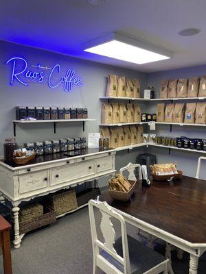 Rao's retail shop.  I would love to see their roasting facility!