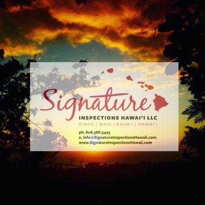 www.SignatureInspectionsHawaii.com | 808.388.3425  #SignatureInspectionsHawaii #SignatureHomeInspectionsHawaii #Honolulu #Kailua #Oahu