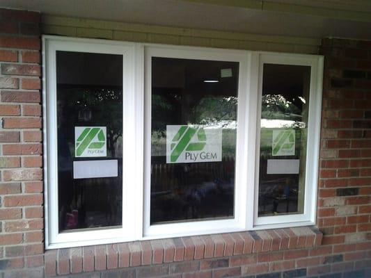 Plygem makes excellent quality vinyl replacement windows.