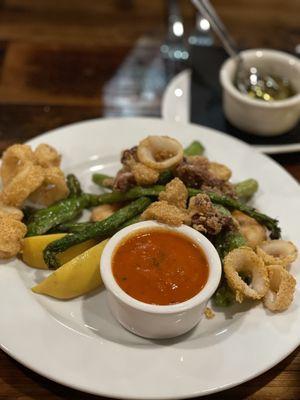 Calamari appetizer