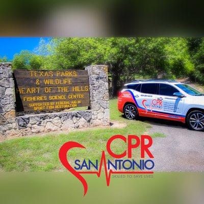 Red Cross Class at Heart of the Hills - Fisheries Science Center with the TX Parks & Wildlife