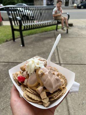 Ice cream nachos