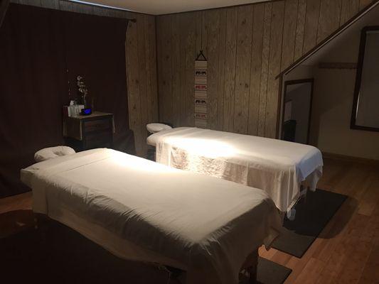 Couple massage can be booked with your friends, or relative as well!