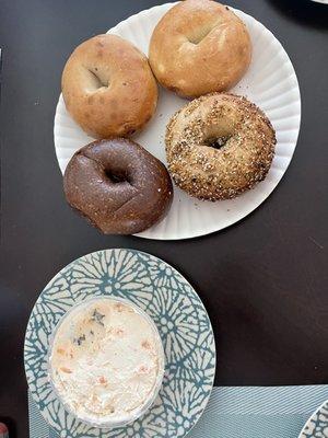 Fresh bagels