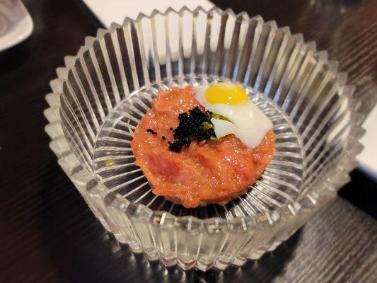 Otoro quail egg and cavier