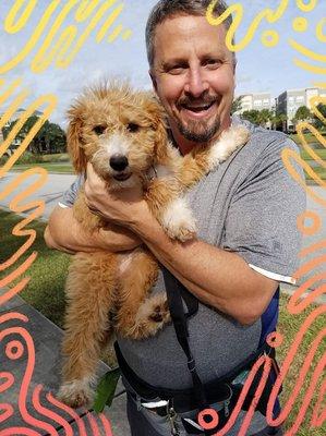 Peter with Bella the Cutie