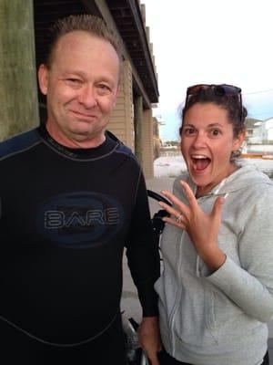 Bob is the BEST!! My best friend dropped her engagement ring in the gulf and Bob found it with his metal detector!