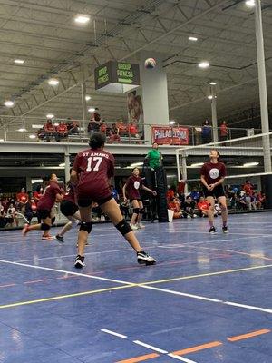 Volleyball courts