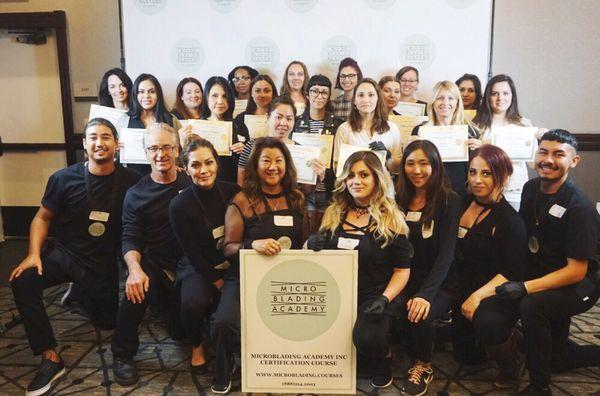 Microblading Academy Certification Course!  Call us to get certified!