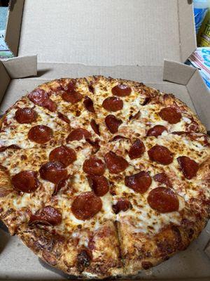 Large pepperoni.