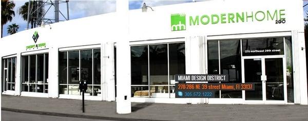 Front of our store in the Miami Design District