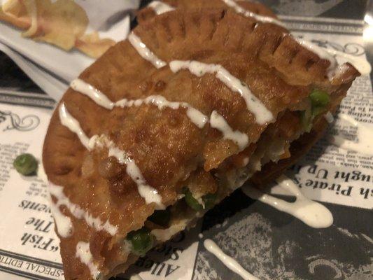 Fried chicken pot pie from Nellie's