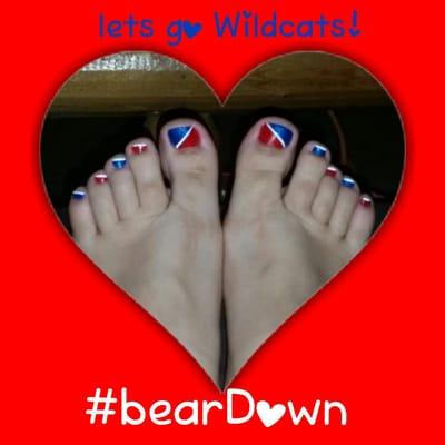 Az Wildcat toes