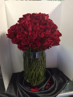 100 Roses for a first date!