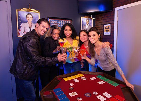 Poker Night at The President's Bunker