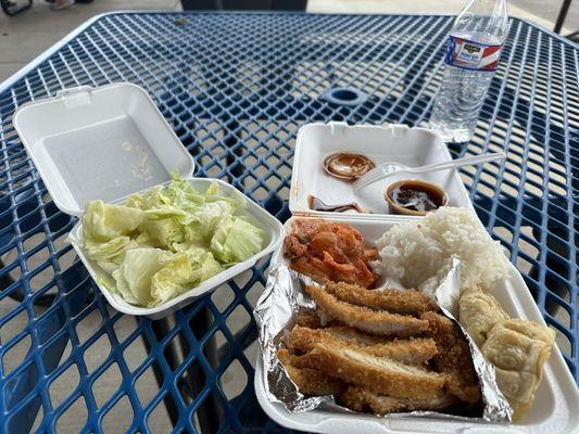 Chicken Katsu order.