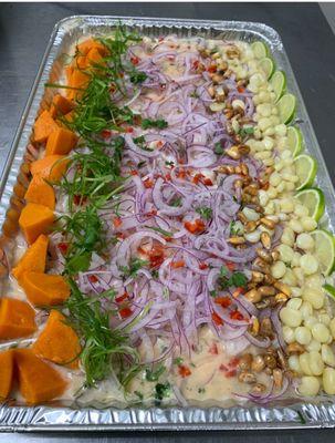 Ceviche de Pescado Tray