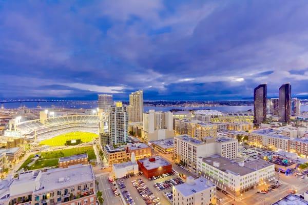 Stunning views of Petco Park, Coronado, and the San Diego Bay!