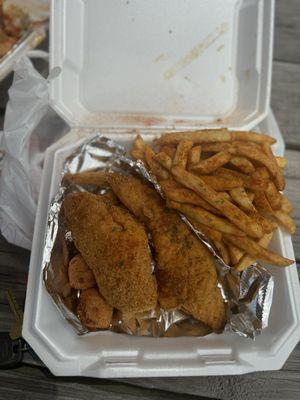 Whiting and fries