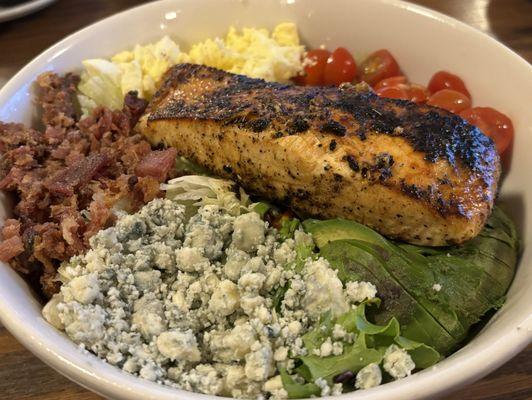 Cobb Salad w/ Lemon Herb Grilled Salmon