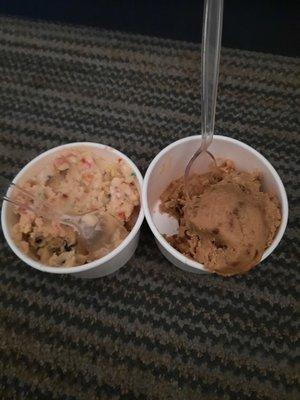 We got funfetti, traditional, pb cup, and monter! So delicious!