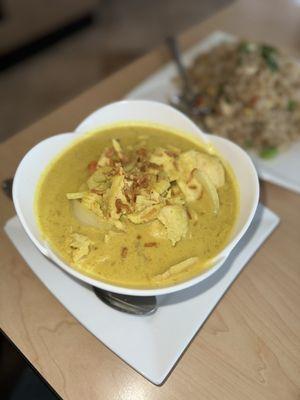 Yellow chicken curry