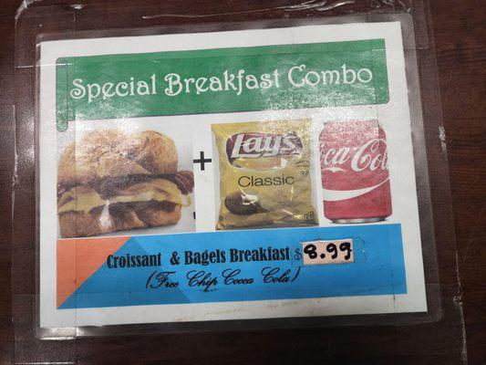 Breakfast special combi as of 7-25-24