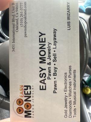 Easy Money Pawn & Jewelry