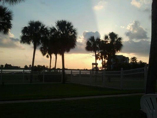 View from pool