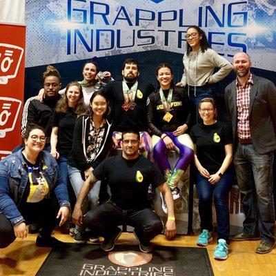 Team Chop & Chops MMA with a STRONG showing at the Grappling Industries tournament today.