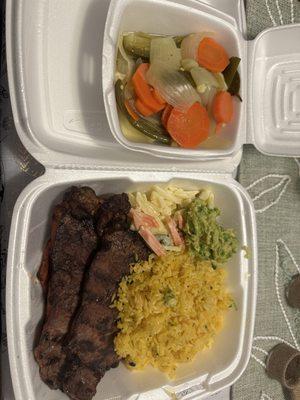 Churrasco platter (grill steak)